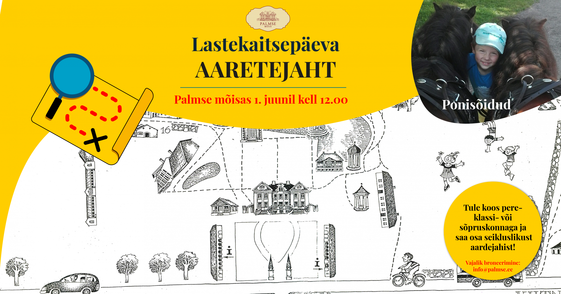 Lastekaitsepäeva aaretejaht Palmse mõisas