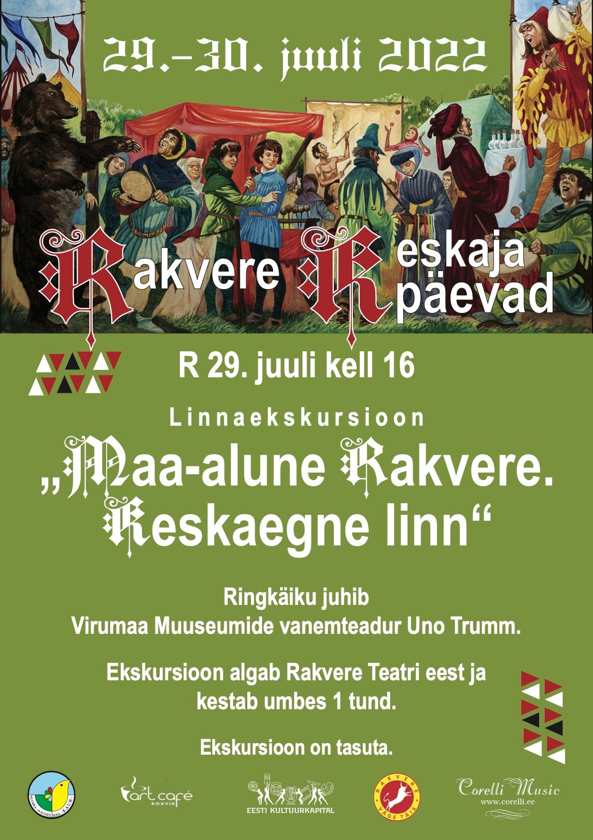 Ekskursioon: Maa-alune Rakvere. Keskaegne linn.