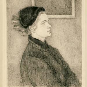 Aino Bach. Tarbekunstnik  Salme Raunam. 1955    