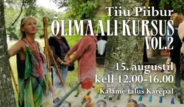 Õlimaali kursus Tiiu Piibur